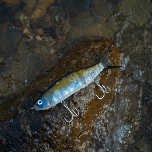 7“ Glidebait with Brush Tail (GHOST SHAD)