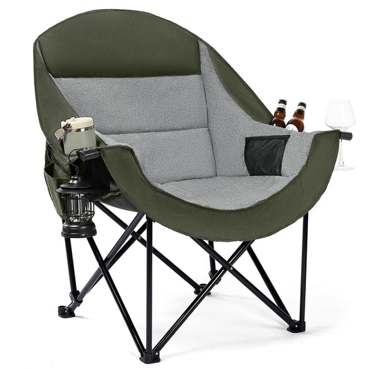 Oversized Camping Chair for Adults (Green)