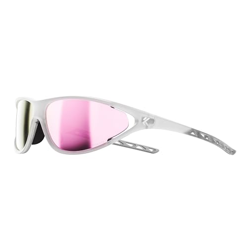 Polarized Sports Sunglasses for Men Women (06 Pink)