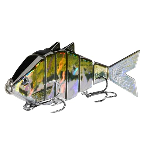 Bone Multi Jointed Swimbait 3 (3-Pack, Collection E / 3.7in/0.66oz)