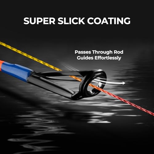 Superpower Braided Fishing Line (X4-Orange Camo / 30LB(300 Yds))