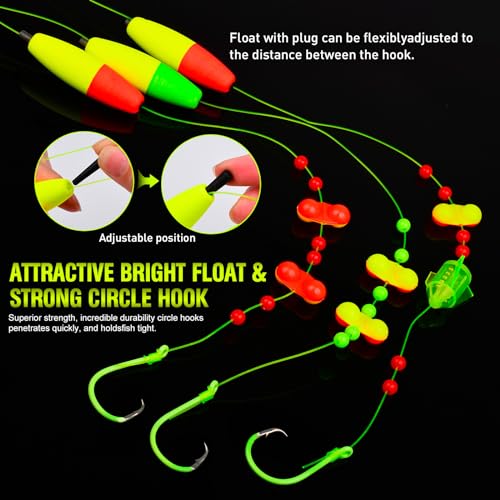 Catfish Rigs Fishing Rig (A-Mixed pack of 5 pcs / 6/0 Hook)