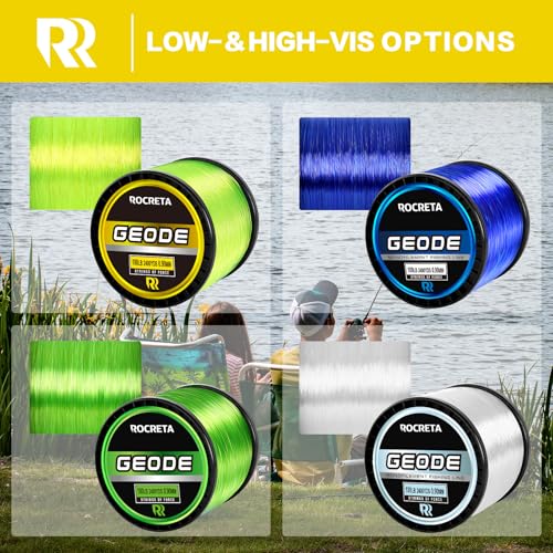 Geode Monofilament Fishing Line (YELLOW / 6LB(1200YDS))