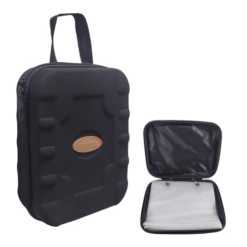 Fishing Tackle Binder Hard EVA Shell Cover Fishing Bait Organized Storage Saltwater Resistant Fishing Tackle Storage Bag