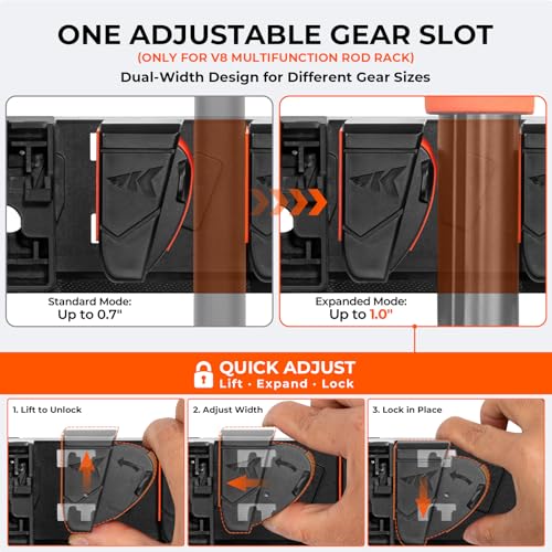 Vertical Fishing Rod Holder (V8-1 Pack)