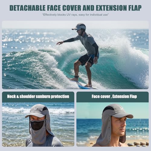Surf Helmet Hat (Gray / Large)