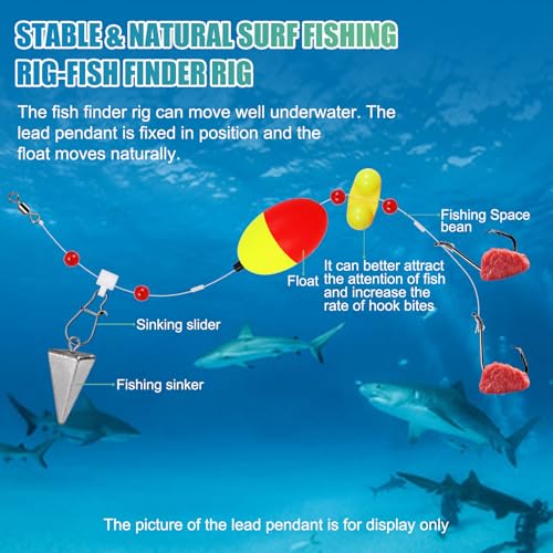 Fish Finder Rigs (8/0 Double Hook-6pcs)