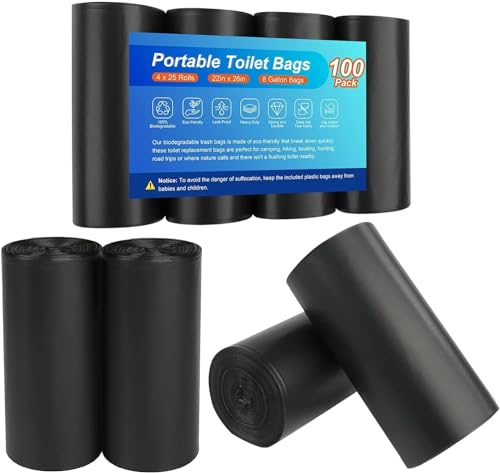 80 Portable Toilet Bags