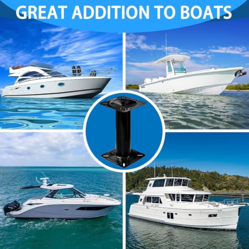 Boat Seat Pedestal Base Mount Kit with Boat Seat Swivel&7" (13 inch / Boat Seat Pedestal+ Swivel)