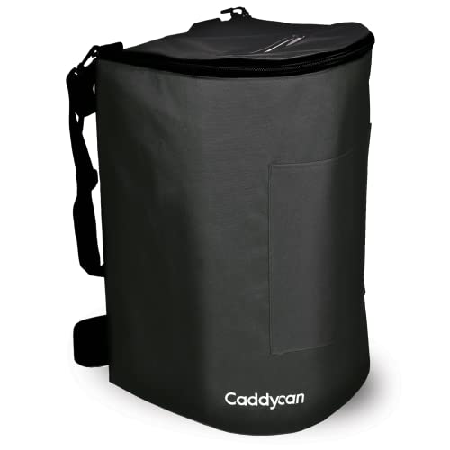 Portable Trash Can for Boating (Black / XL)