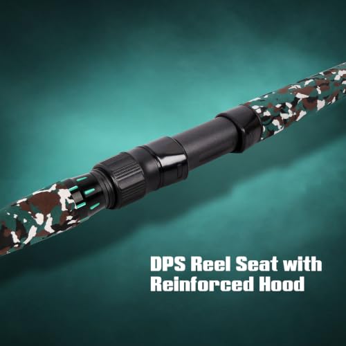 4 Piece Surf Rod (Green / Spin/15'/4pc)