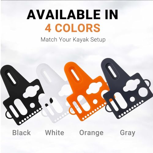 Universal Fishing Tool Holder for Boat & Kayak Gear Tracks (Black)
