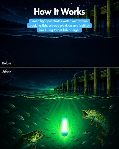 Underwater Green Fishing Light