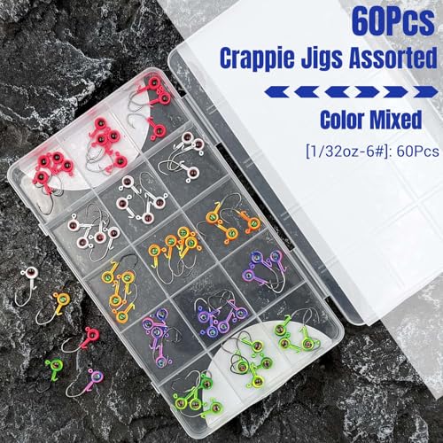 Big Eyes Crappie Jig Heads (1/32oz)