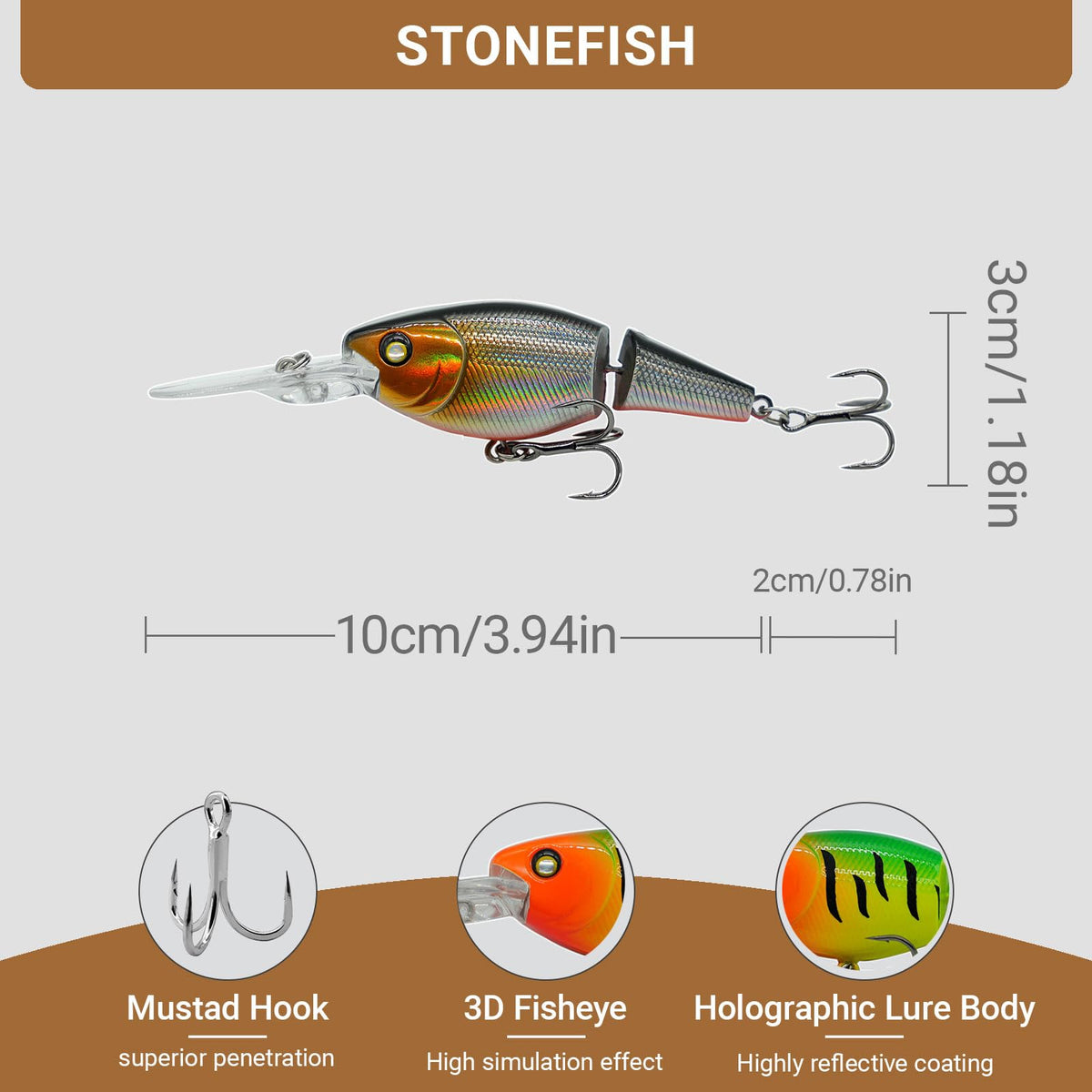 Walleye Fishing Lures (Multi-color)