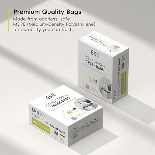 Easy Dispense Roll 80 Count Extra (80 Count (Pack of 1) / 9.5 Gallon Bags/Code E)