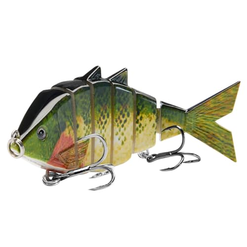 Bone Multi Jointed Swimbait 3 (3-Pack, Collection A / 3.7in/0.66oz)