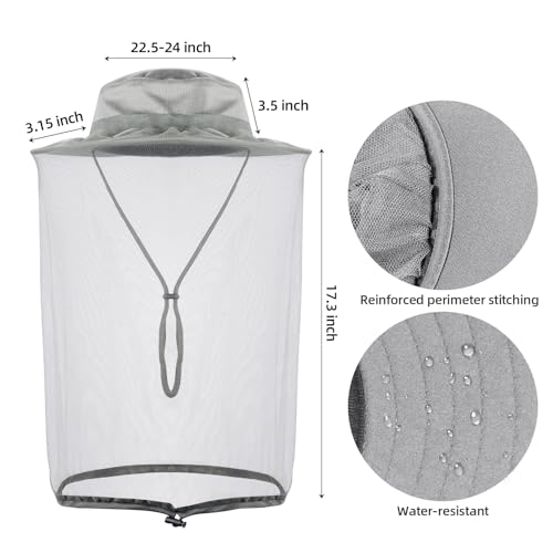 Mosquito Net Hat (7 1/8 / Grey)