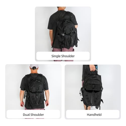 Fishing Backpack with Rod Holder