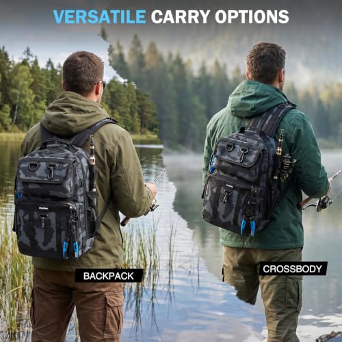 Fishing Backpack with Fishing Gear