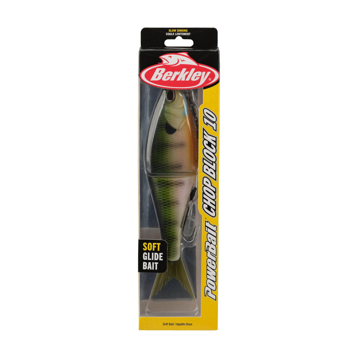 PowerBait Chop Block Fishing Soft Bait (MF Bluegill / 10 in - 4 1/5 oz)