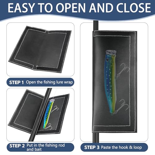 6 Pack Fishing Lure Wraps