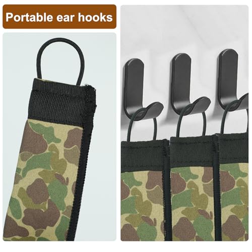 Premium Neoprene Fishing Rod Sleeves (60" / 4-Green Camo)