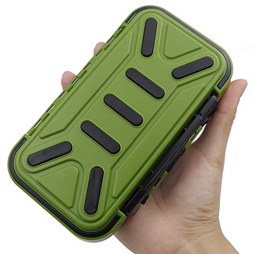 Mini Fishing Lure Box (Green (Size: 6.3”L x 3.55”W x 1.7” H))
