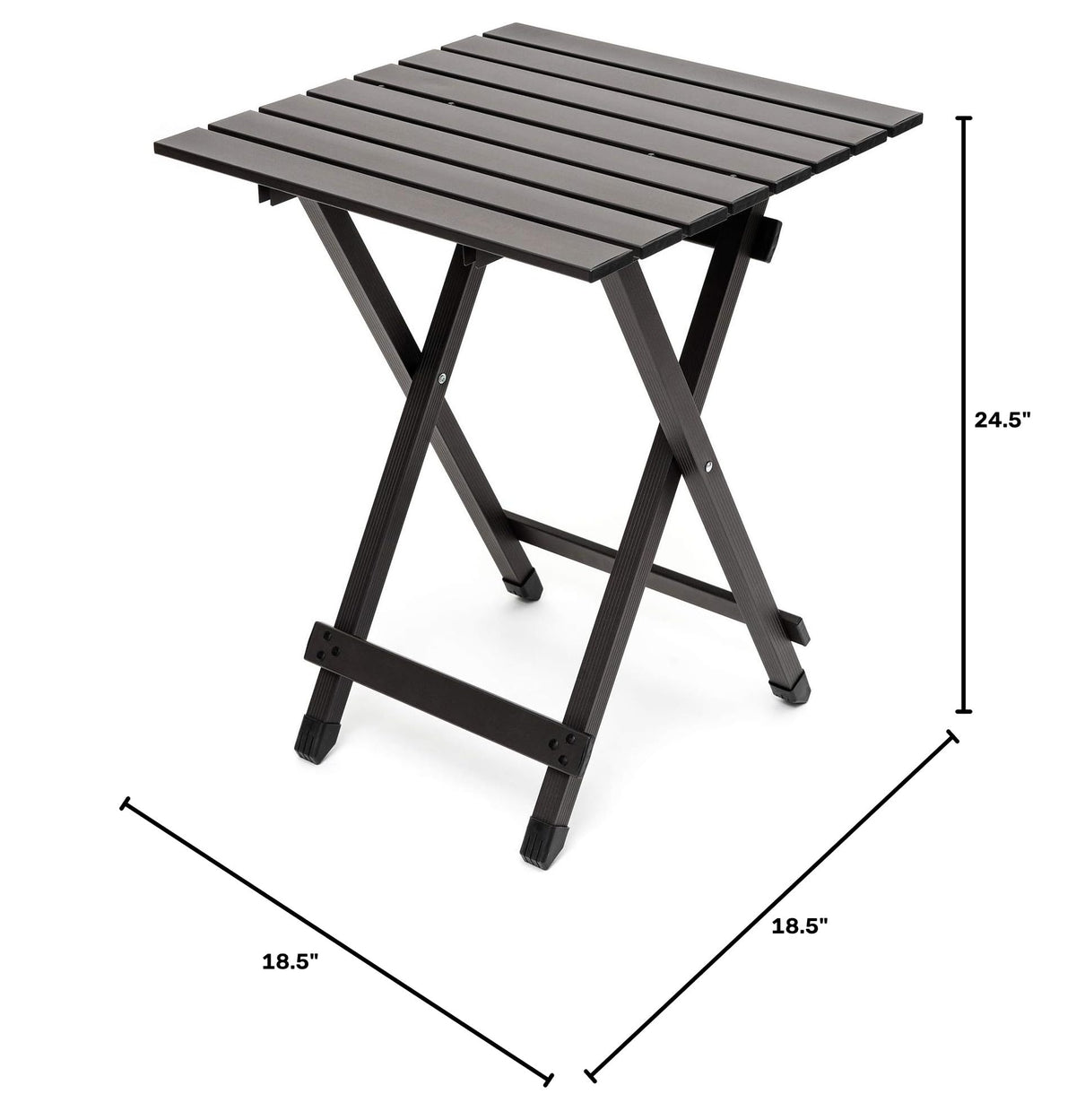 Folding Camping Table (Brown-2sets)