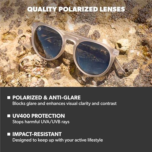 Round Polarized Sunglasses for Men & Women (Shadow Catchers / Smoke)