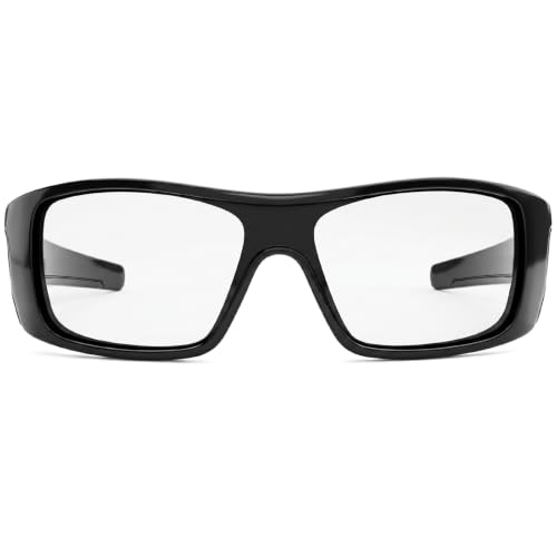 Z87 Wrap Around Safety Sunglasses for Big Heads Men TR90 Ultralight UV400 Protection 8711