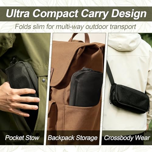 Foldable Backpack Stool for Adults