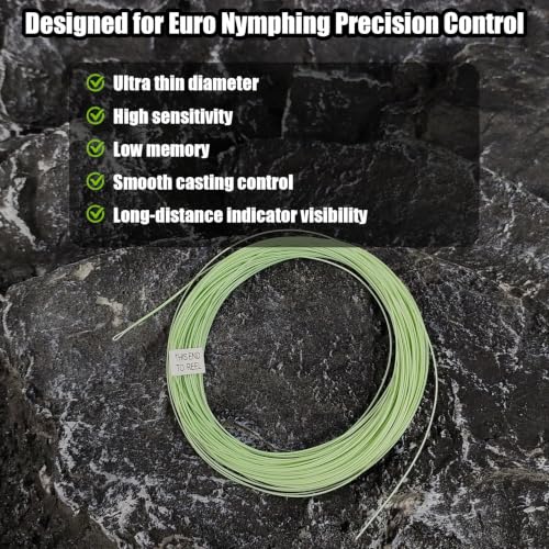 Nymph Fly Line Euro Nymphing Floating Level Line High Visibility