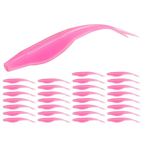 Fork Tail Soft Lures (5 Inch-30pcs / Bubblegum)