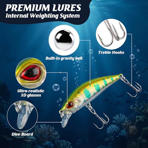 111Pcs Fishing Lures Kit