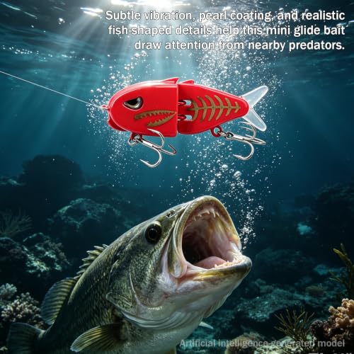 Topwater Fishing Lures with Rotating Tail (5PCS Mixed)