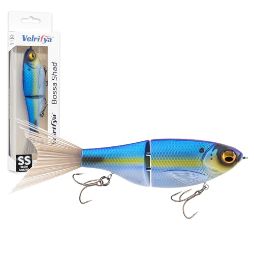 Bossa Shad Glide Bait for Bass Fishing (03-Ghost Blue)