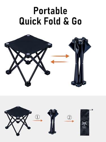 Ultralight Compact Camping Folding Stool with Carry Bag