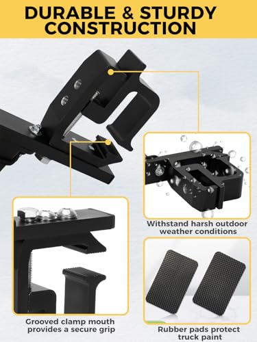 Fishing Rod Holder for Truck Bed (4 Rods for Truck Bed)