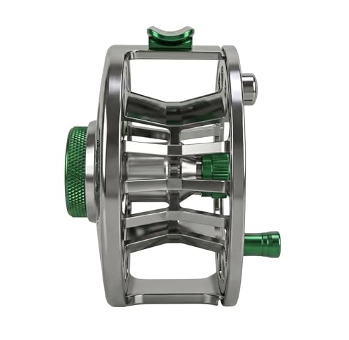 FLK II Fly Fishing Reel Aluminum Trout 3 (5/7wt / Silver-without Line)