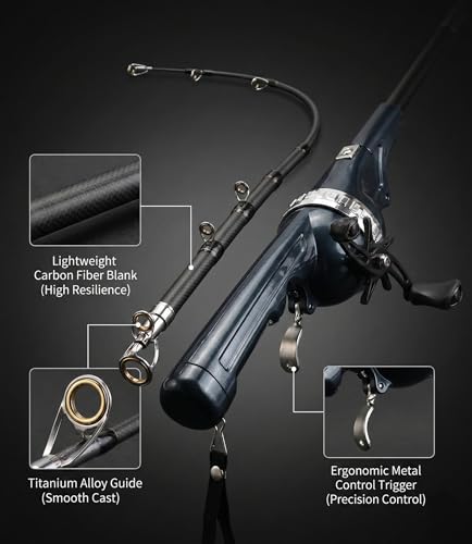 Telescopic Fishing Rod and Reel Combo for Adults & Beginner