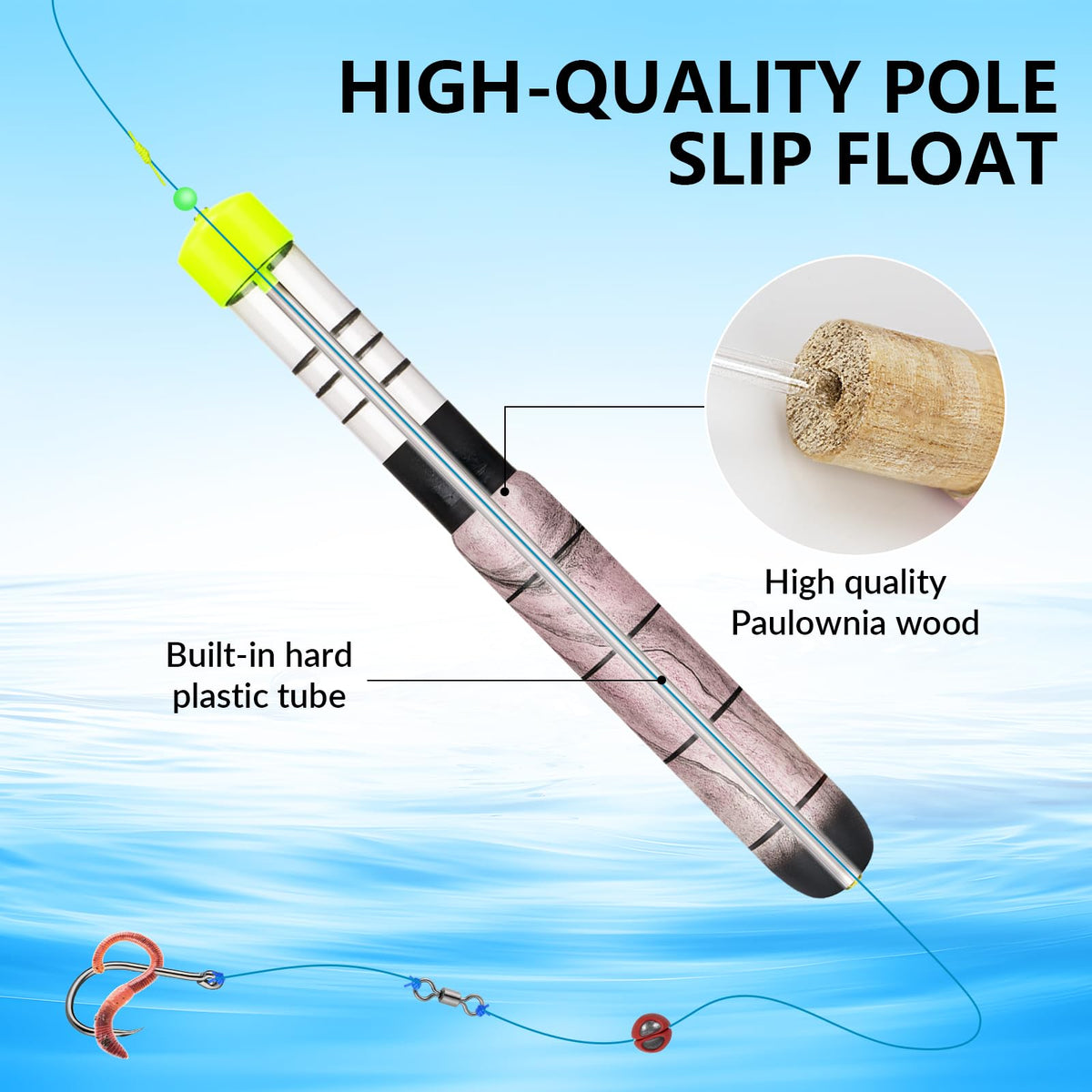 Lighted Fishing Floats (A-Lighted Bobber w/ Glow Stick / 12-Inch)