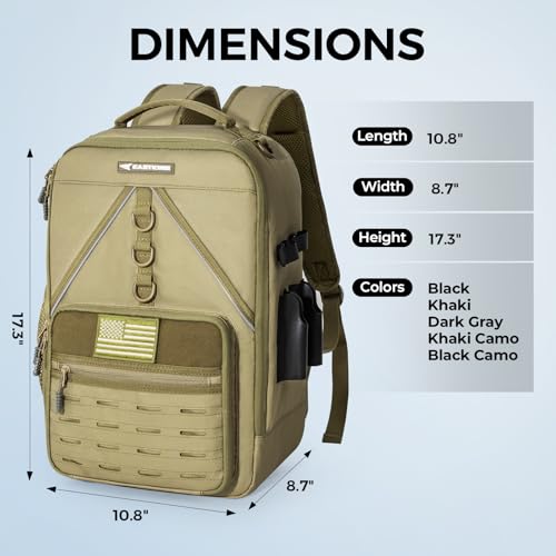 KastMate Fishing Backpack With 2 Rod Holders (C: Khaki)