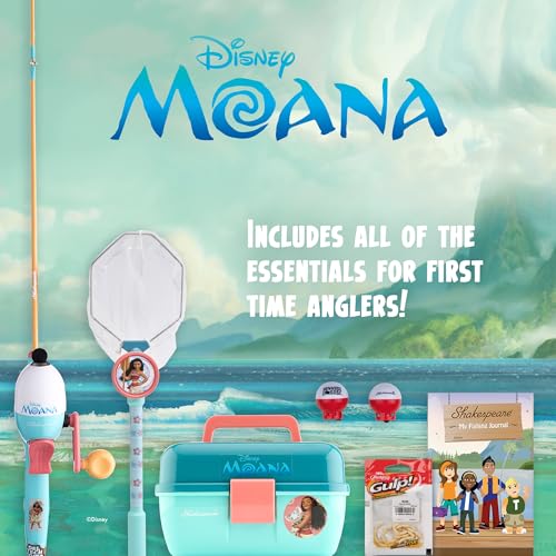 Disney Moana Kids Fishing Set (Disney Moana 7 pc Kit)