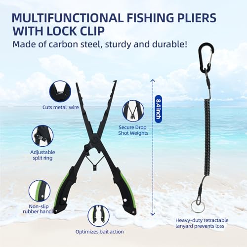 Fishing Accessories Kit for Men (Green)