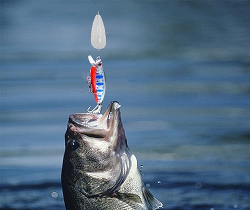 3D Eyes Artificial Crankbait Fishing Lures Kit Jerkbaits for Bass Lures