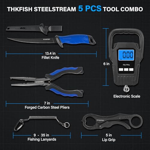 5 PCS Fishing Tools Kit (5PCS with scale)