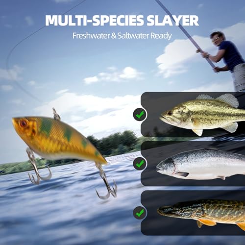 5Pcs Lipless Crankbaits VIB Fishing Lures (5pcs)