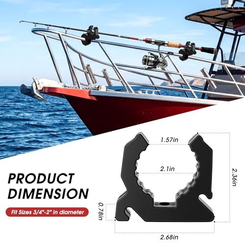 Quick Release Boat Hook Holders Roll Cage Clamp Mount Kit