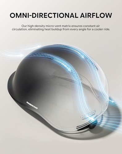 Adjustable Adult Bike Helmet and Sunglasses Set for Women and Men